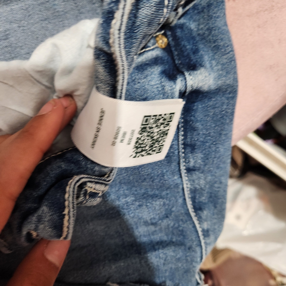 True Religion Women's Blue Denim Shorts - Picture 8 of 8